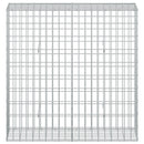 vidaXL Gabion 3,5 mm dróttal és 5x10 cm-es hálóval 100x30x100 cm
