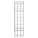 vidaXL Gabion 3,5 mm dróttal és 5x10 cm-es hálóval 100x30x100 cm