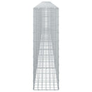 vidaXL Gabion 3,5 mm dróttal és 5x10 cm-es hálóval 700x30x100 cm