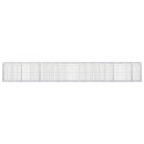 vidaXL Gabion 3,5 mm dróttal és 5x10 cm-es hálóval 750x50x100 cm