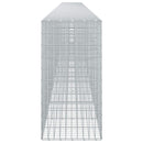 vidaXL Gabion 3,5 mm dróttal és 5x10 cm-es hálóval 1200x50x100 cm