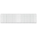 vidaXL Gabion 3,5 mm dróttal és 5x10 cm-es hálóval 600x50x150 cm