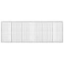 vidaXL Gabion 3,5 mm dróttal és 5x10 cm-es hálóval 600x50x200 cm