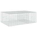 vidaXL Gabion 3,5 mm dróttal és 5x10 cm-es hálóval 150x100x50 cm