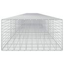 vidaXL Gabion 3,5 mm dróttal és 5x10 cm-es hálóval 1050x100x50 cm