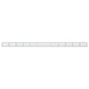 vidaXL Gabion 3,5 mm dróttal és 5x10 cm-es hálóval 1200x100x50 cm