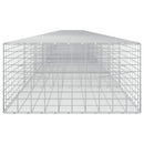 vidaXL Gabion 3,5 mm dróttal és 5x10 cm-es hálóval 1200x100x50 cm