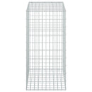 vidaXL Gabion 3,5 mm dróttal és 5x10 cm-es hálóval 50x100x100 cm