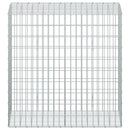 vidaXL Gabion 3,5 mm dróttal és 5x10 cm-es hálóval 50x100x100 cm