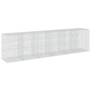 vidaXL Gabion 3,5 mm dróttal és 5x10 cm-es hálóval 600x100x150 cm