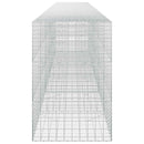 vidaXL Gabion 3,5 mm dróttal és 5x10 cm-es hálóval 600x100x150 cm
