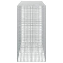 vidaXL Gabion 3,5 mm dróttal és 5x10 cm-es hálóval 250x100x200 cm