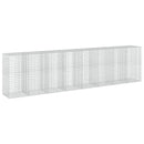 vidaXL Gabion 3,5 mm dróttal és 5x10 cm-es hálóval 800x100x200 cm