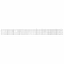 vidaXL Gabion 3,5 mm Dróttal és 10x10 cm Rácsos 1000x10x100 cm