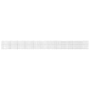 vidaXL Gabion 3,5 mm Dróttal és 10x10 cm Rácsos 1100x10x100 cm