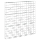 vidaXL Gabion 3,5 mm Dróttal és 10x10 cm Rácsos 150x10x150 cm