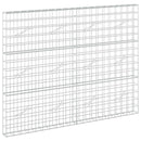 vidaXL Gabion 3,5 mm Dróttal és 10x10 cm Rácsos 200x10x150 cm