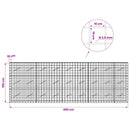 vidaXL Gabion 3,5 mm Dróttal és 10x10 cm Rácsos 450x10x150 cm