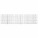 vidaXL Gabion 3,5 mm Dróttal és 10x10 cm Rácsos 550x10x150 cm