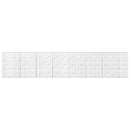 vidaXL Gabion 3,5 mm Dróttal és 10x10 cm Rácsos 750x10x150 cm