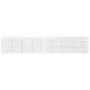 vidaXL Gabion 3,5 mm Dróttal és 10x10 cm Rácsos 850x10x150 cm