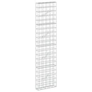 vidaXL Gabion 3,5 mm Dróttal és 10x10 cm Rácsos 50x10x200 cm