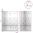 vidaXL Gabion 3,5 mm Dróttal és 10x10 cm Rácsos 700x10x200 cm