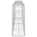 vidaXL Gabion 3,5 mm Dróttal és 10x10 cm Rácsos 200x20x50 cm