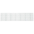 vidaXL Gabion 3,5 mm Dróttal és 10x10 cm Rácsos 650x20x150 cm
