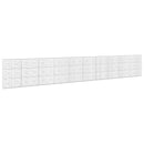 vidaXL Gabion 3,5 mm Dróttal és 10x10 cm Rácsos 1000x20x150 cm