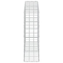 vidaXL Gabion 3,5 mm Dróttal és 10x10 cm Rácsos 200x30x100 cm