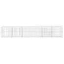 vidaXL Gabion 3,5 mm Dróttal és 10x10 cm Rácsos 600x30x100 cm