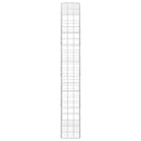 vidaXL Gabion 3,5 mm Dróttal és 10x10 cm Rácsos 100x30x200 cm