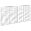 vidaXL Gabion 3,5 mm Dróttal és 10x10 cm Rácsos 400x30x200 cm