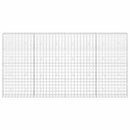 vidaXL Gabion 3,5 mm Dróttal és 10x10 cm Rácsos 400x30x200 cm