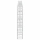 vidaXL Gabion 3,5 mm Dróttal és 10x10 cm Rácsos 400x30x200 cm