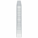 vidaXL Gabion 3,5 mm Dróttal és 10x10 cm Rácsos 500x30x200 cm