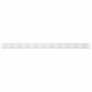 vidaXL Gabion 3,5 mm Dróttal és 10x10 cm Rácsos 1050x50x50 cm