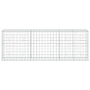 vidaXL Gabion 3,5 mm Dróttal és 10x10 cm Rácsos 300x50x100 cm