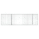 vidaXL Gabion 3,5 mm Dróttal és 10x10 cm Rácsos 350x50x100 cm