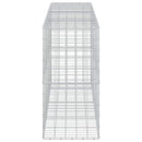 vidaXL Gabion 3,5 mm Dróttal és 10x10 cm Rácsos 350x50x100 cm