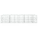vidaXL Gabion 3,5 mm Dróttal és 10x10 cm Rácsos 450x50x100 cm