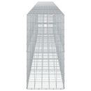 vidaXL Gabion 3,5 mm Dróttal és 10x10 cm Rácsos 650x50x100 cm