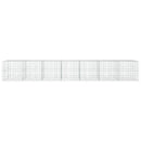 vidaXL Gabion 3,5 mm Dróttal és 10x10 cm Rácsos 700x50x100 cm