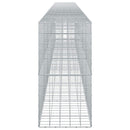 vidaXL Gabion 3,5 mm Dróttal és 10x10 cm Rácsos 700x50x100 cm