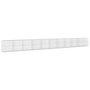vidaXL Gabion 3,5 mm Dróttal és 10x10 cm Rácsos 1050x50x100 cm