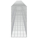 vidaXL Gabion 3,5 mm Dróttal és 10x10 cm Rácsos 1050x50x100 cm