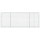 vidaXL Gabion 3,5 mm Dróttal és 10x10 cm Rácsos 400x50x150 cm