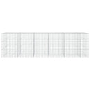 vidaXL Gabion 3,5 mm Dróttal és 10x10 cm Rácsos 550x50x150 cm