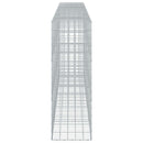 vidaXL Gabion 3,5 mm Dróttal és 10x10 cm Rácsos 550x50x150 cm
